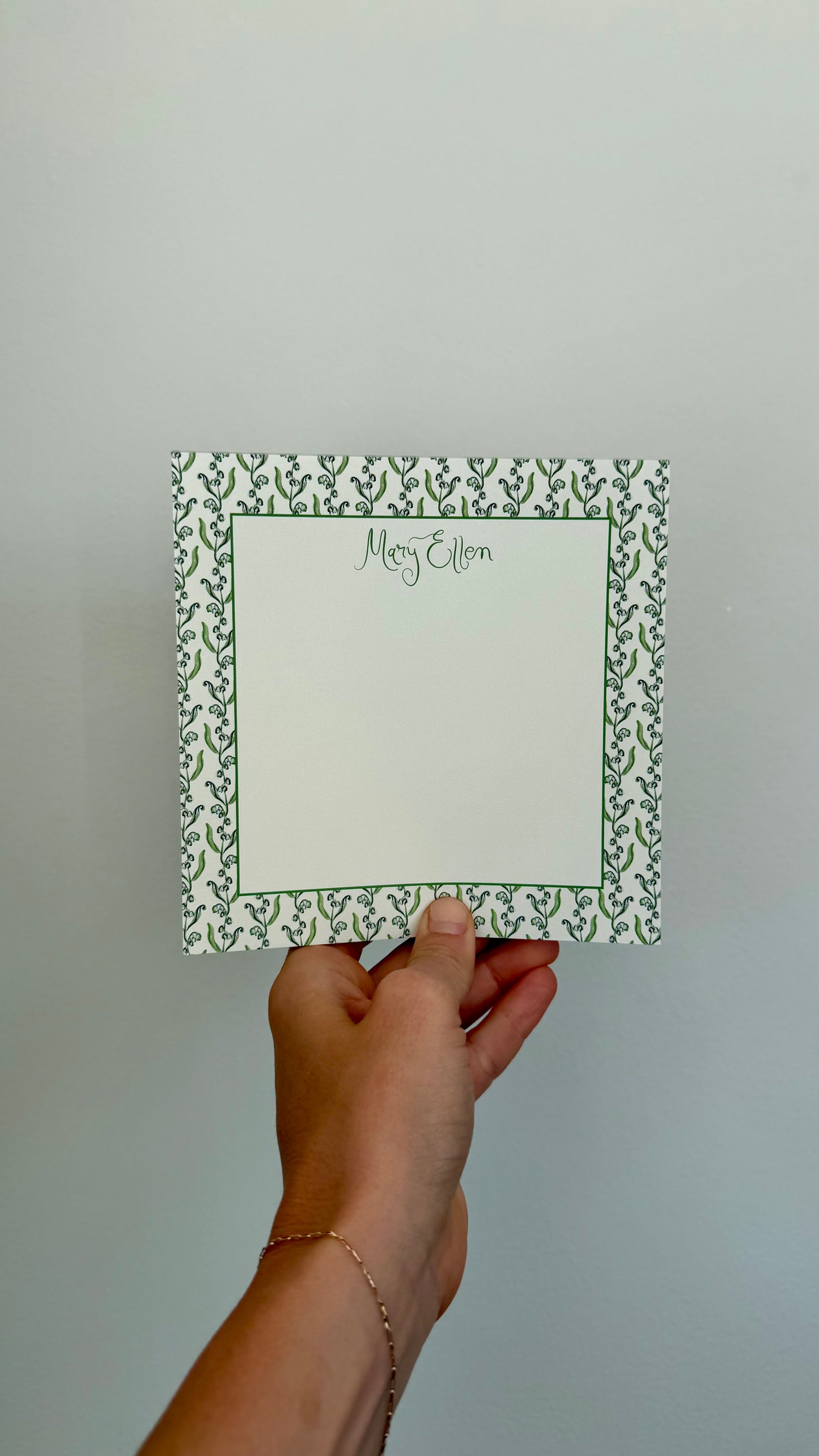 Lily Personalized Notepad