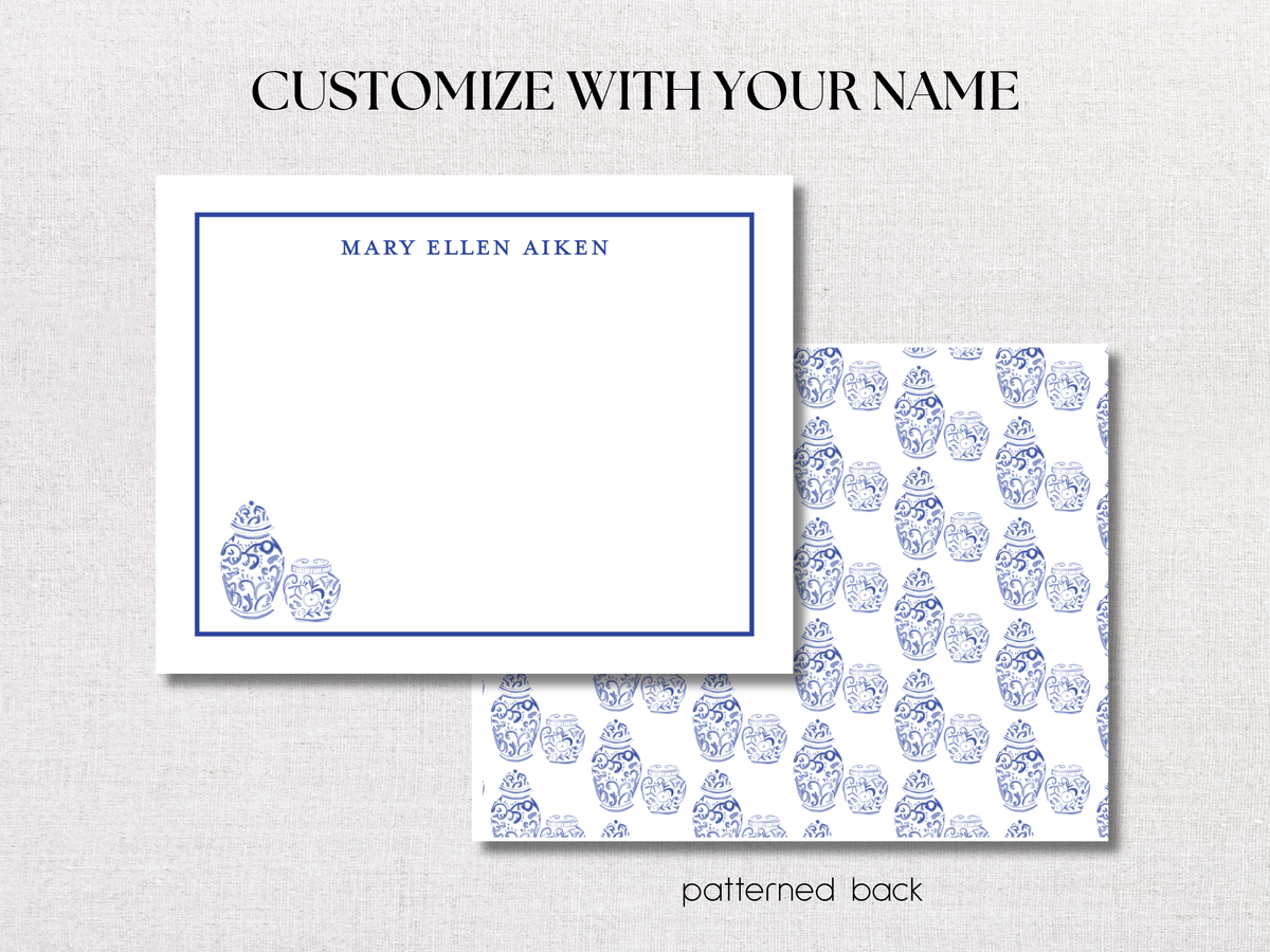 Ginger Jars Personalized Stationery