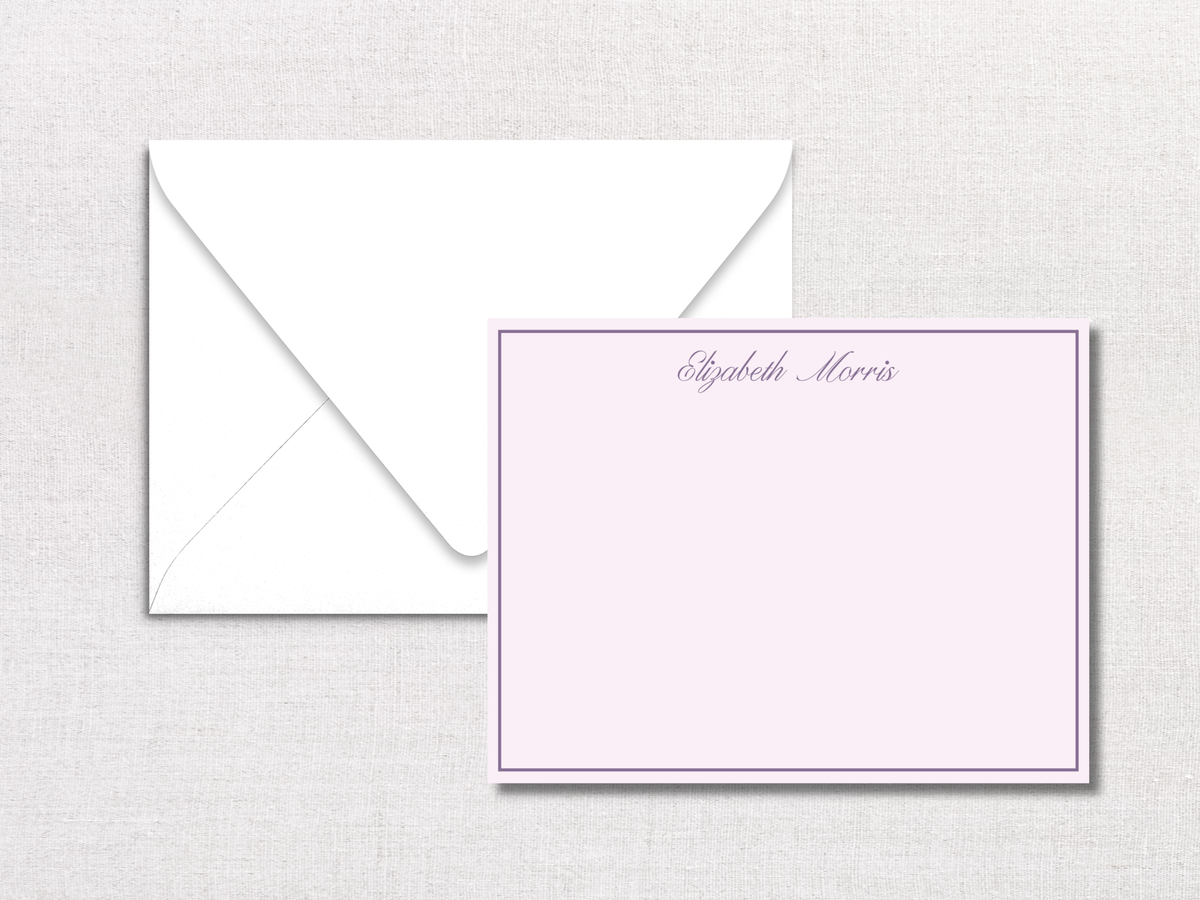 Marigold & Lilac Personalized Stationery