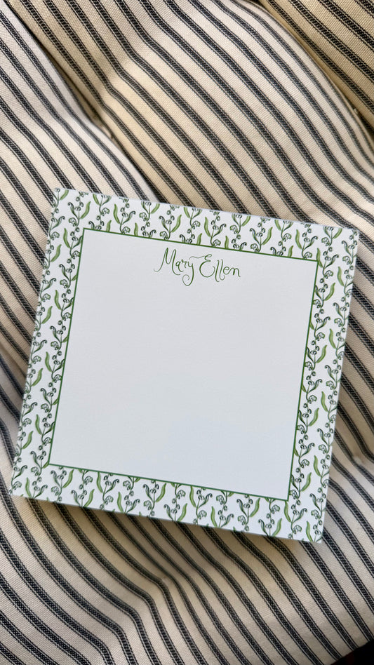 Lily Personalized Notepad
