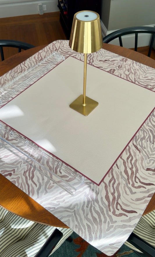 Zebra Mahjong Mat