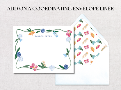 Wildflower Personalized Stationery