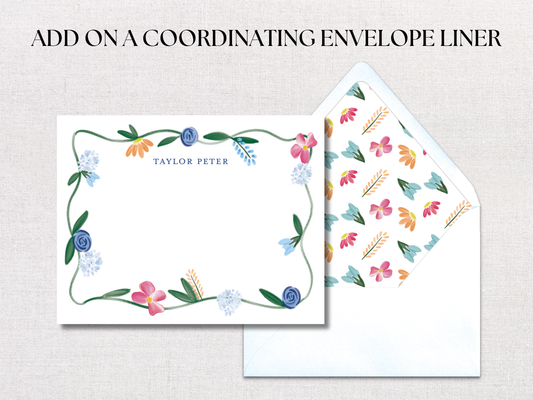 Wildflower Personalized Stationery