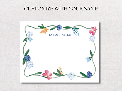 Wildflower Personalized Stationery