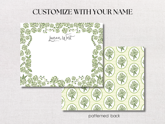 Hydrangea Personalized Stationery