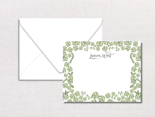 Hydrangea Personalized Stationery