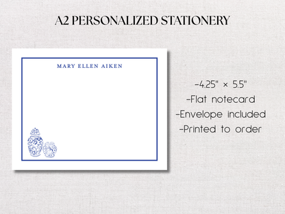 Ginger Jars Personalized Stationery