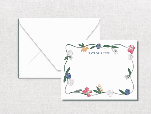 Wildflower Personalized Stationery