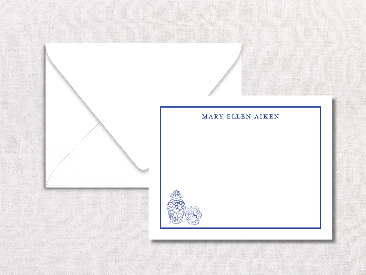 Ginger Jars Personalized Stationery
