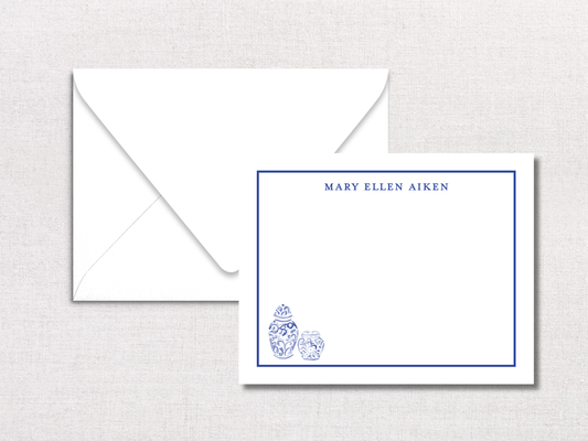 Ginger Jars Personalized Stationery